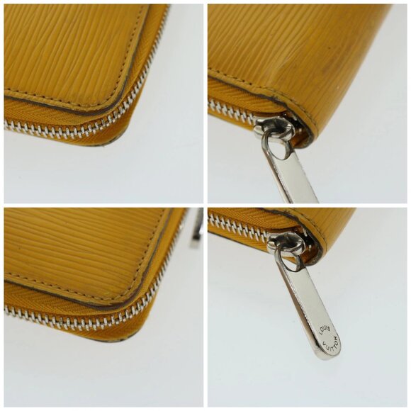 LOUIS VUITTON Epi Zippy Wallet Long Wallet Yellow M60309 LV Auth im454 - Picture 14 of 16